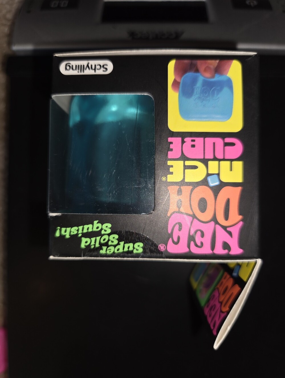 New NeeDoh Nice Cube blue. Super solid squish toy!Fun stress reliever. - Picture 15 of 16